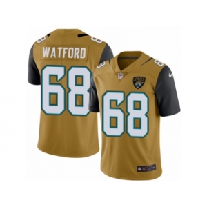 Youth Nike Jacksonville Jaguars #68 Earl Watford Limited Gold Rush NFL Jersey