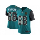 Youth Nike Jacksonville Jaguars #68 Earl Watford Vapor Untouchable Limited Teal Green Team Color NFL Jersey