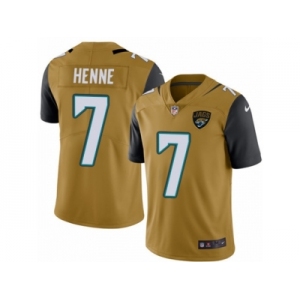 Youth Nike Jacksonville Jaguars #7 Chad Henne Limited Gold Rush NFL Jersey