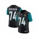 Youth Nike Jacksonville Jaguars #74 Cam Robinson Black Alternate Vapor Untouchable Limited Player NFL Jersey