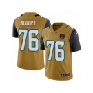 Youth Nike Jacksonville Jaguars #76 Branden Albert Limited Gold Rush NFL Jersey