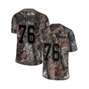 Youth Nike Jacksonville Jaguars #76 Will Richardson Camo Rush Realtree Limited NFL Jersey