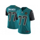 Youth Nike Jacksonville Jaguars #77 Patrick Omameh Teal Green Team Color Vapor Untouchable Limited Player NFL Jersey