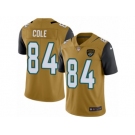Youth Nike Jacksonville Jaguars #84 Keelan Cole Limited Gold Rush Vapor Untouchable NFL Jersey