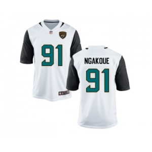 Youth Nike Jacksonville Jaguars #91 YAnnick Ngakoue White NFL Jersey