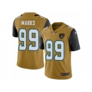 Youth Nike Jacksonville Jaguars #99 Sen'Derrick Marks Limited Gold Rush NFL Jersey