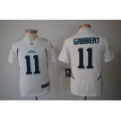 nike youth nfl jerseys jacksonville jaguars #11 gabbert white[nike limited]