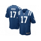 Men Nike Indianapolis Colts #17 Kamar Aiken Game Royal Blue Team Color NFL Jersey