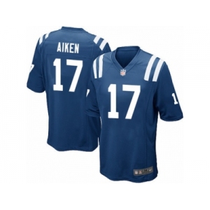 Men Nike Indianapolis Colts #17 Kamar Aiken Game Royal Blue Team Color NFL Jersey