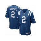 Men Nike Indianapolis Colts #2 Rigoberto Sanchez Game Royal Blue Team Color NFL Jersey