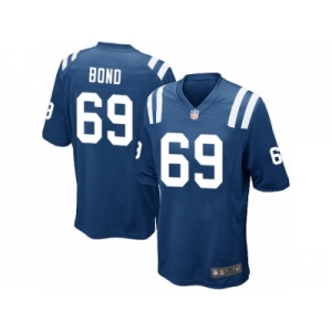 Men Nike Indianapolis Colts #69 Deyshawn Bond Game Royal Blue Team Color NFL Jersey