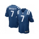Men Nike Indianapolis Colts #7 Jacoby Brissett Game Royal Blue Team Color NFL Jersey