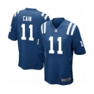 Men's Indianapolis Colts #11 Deon Cain Game Royal Blue Team Color Football Jersey
