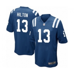Men's Nike Indianapolis Colts #13 T.Y. Hilton Game Royal Blue Team Color NFL Jersey