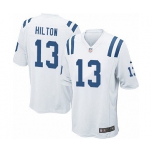 Men's Nike Indianapolis Colts #13 T.Y. Hilton Game White NFL Jersey