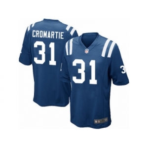 Men's Nike Indianapolis Colts #31 Antonio Cromartie Game Royal Blue Team Color NFL Jersey