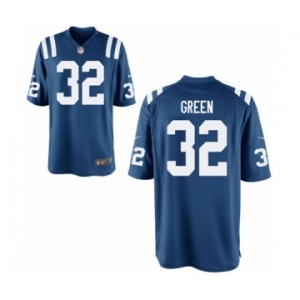 Men's Nike Indianapolis Colts #32 T.J. Green Game Royal Blue Team Color NFL Jersey