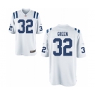 Men's Nike Indianapolis Colts #32 T.J. Green Game White NFL Jersey