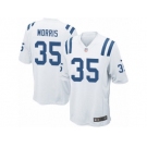 Men's Nike Indianapolis Colts #35 Darryl Morris Game White NFL Jersey