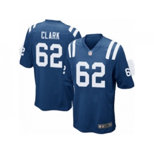 Men's Nike Indianapolis Colts #62 Le'Raven Clark Game Royal Blue Team Color NFL Jersey
