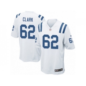 Men's Nike Indianapolis Colts #62 Le'Raven Clark Game White NFL Jersey