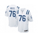 Men's Nike Indianapolis Colts #76 Joe Reitz Game White NFL Jersey