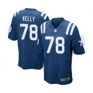 Men's Nike Indianapolis Colts #78 Ryan Kelly Game Royal Blue Team Color NFL Jersey