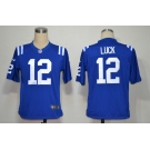 nike nfl jerseys indianapolis colts #12 luck blue[game]