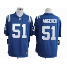 nike nfl jerseys indianapolis colts #51 angerer blue[game]