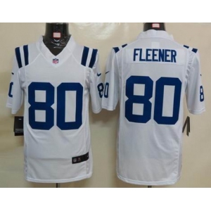 nike nfl jerseys indianapolis colts #80 fleener white[game]
