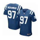 Men's Indianapolis Colts #97 Al-Quadin Muhammad Elite Royal Blue Team Color Football Jersey