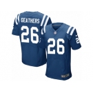 Men's Nike Indianapolis Colts #26 Clayton Geathers Elite Royal Blue Team Color NFL Jersey