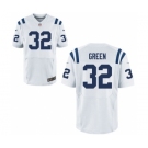 Men's Nike Indianapolis Colts #32 T.J. Green Elite White NFL Jersey