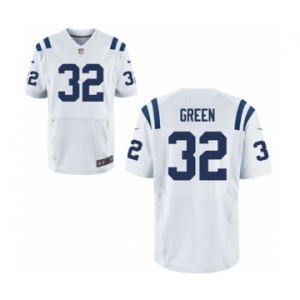 Men's Nike Indianapolis Colts #32 T.J. Green Elite White NFL Jersey