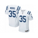 Men's Nike Indianapolis Colts #35 Darryl Morris Elite White NFL Jersey
