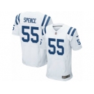 Men's Nike Indianapolis Colts #55 Sean Spence Elite White NFL Jersey
