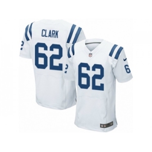 Men's Nike Indianapolis Colts #62 Le'Raven Clark Elite White NFL Jersey