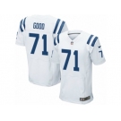 Men's Nike Indianapolis Colts #71 Denzelle Good Elite White NFL Jersey