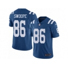 Men's Nike Indianapolis Colts #86 Erik Swoope Elite Royal Blue Rush NFL Jersey