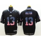 Nike Indianapolis Colts #13 T.Y. Hilton Black Jerseys(USA Flag Fashion Elite)
