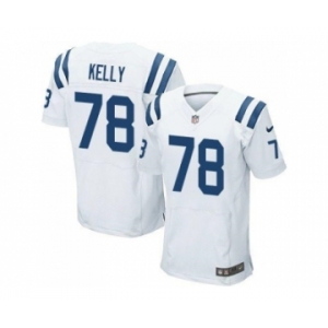 Nike Indianapolis Colts #78 Ryan Kelly White Men's Stitched NFL Elite Jersey