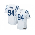 Nike Indianapolis Colts #94 Tyquan Lewis White Men Stitched NFL Elite Jersey