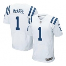 nike nfl indianapolis colts #1 mcafee white[Elite]