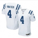 nike nfl indianapolis colts #4 vinatieri white[Elite]
