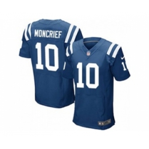 nike nfl jerseys indianapolis colts #10 donte moncrief blue[Elite]