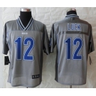 nike nfl jerseys indianapolis colts #12 luck grey[Elite vapor]