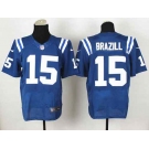 nike nfl jerseys indianapolis colts #15 brazill blue[Elite]