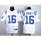 nike nfl jerseys indianapolis colts #16 dorsett white[Elite]