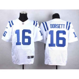 nike nfl jerseys indianapolis colts #16 dorsett white[Elite]