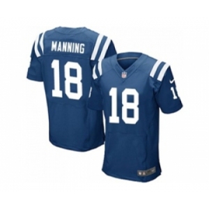 nike nfl jerseys indianapolis colts #18 manning blue[Elite]